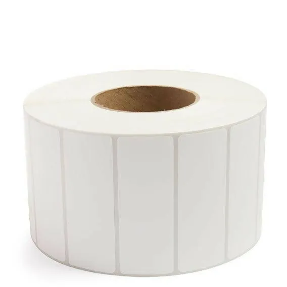 2” X 1.5” WHITE THERMAL LABELS - 8 ROLLS PER CARTON