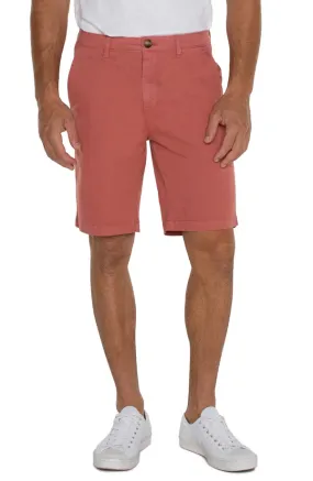 9.5" Trouser Short in Red