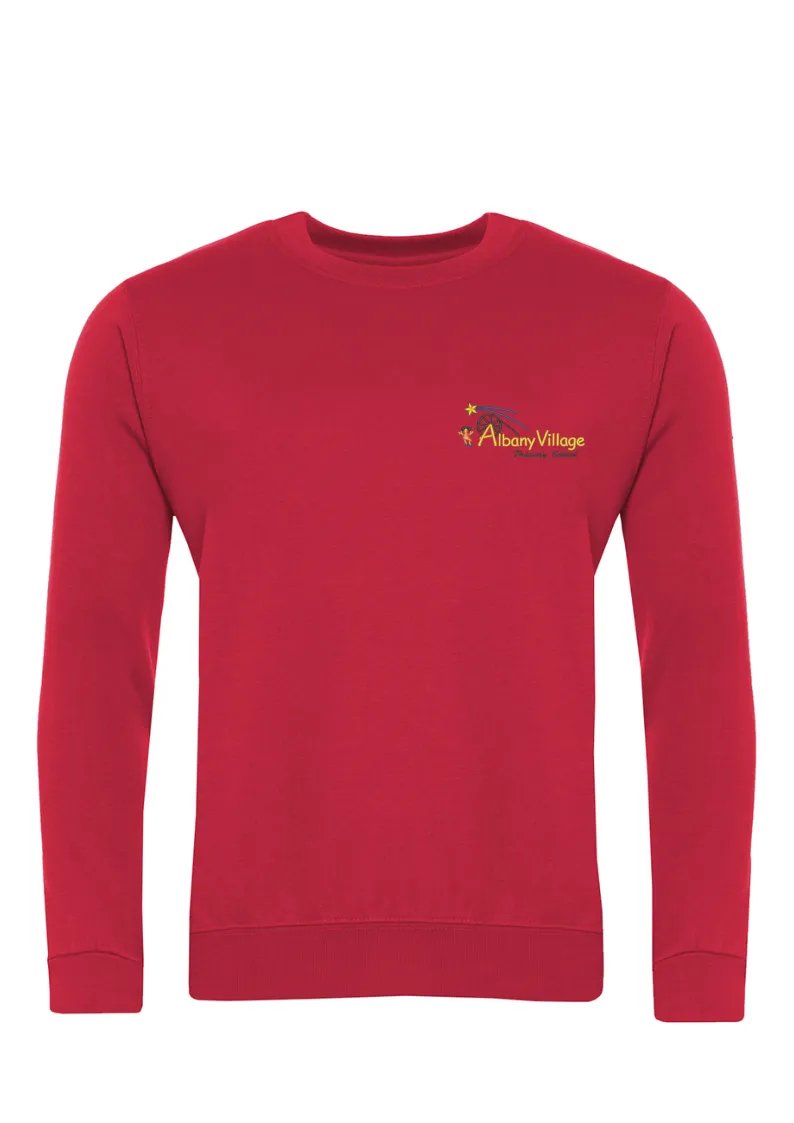 Albany Village Primary School Red Sweatshirt