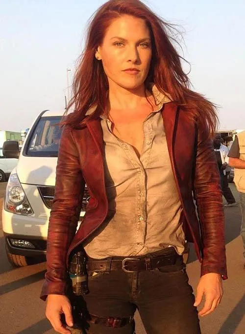 Ali Larter Resident Evil:the Final Chapter Leather Blazer