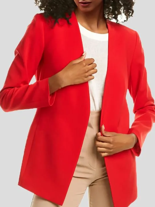 All-Match Solid Color Blazer