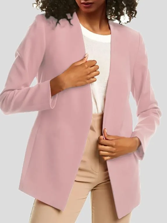 All-Match Solid Color Blazer