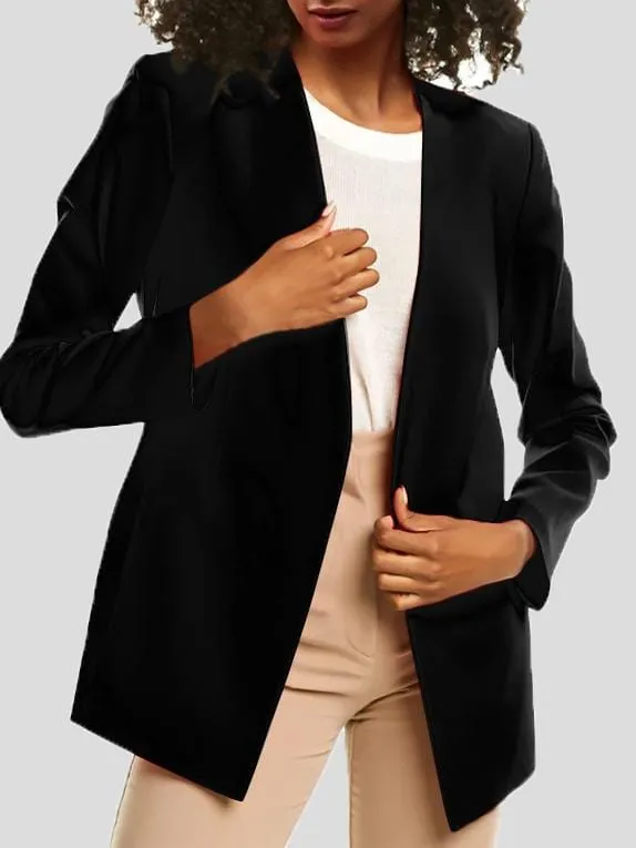 All-Match Solid Color Blazer