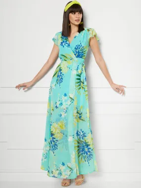 Allison Wrap Maxi Dress - Eva Mendes Collection