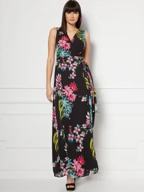 Alonna Wrap Maxi Dress - Eva Mendes Collection