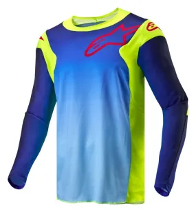 Alpinestars MX24 Racer Hoen Jersey Blue Hivis