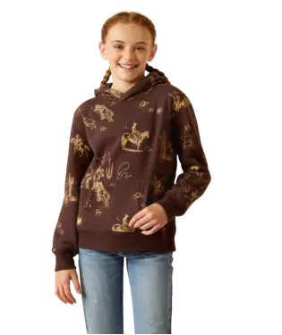 Ariat Girl's Ranch Scene Hoodie