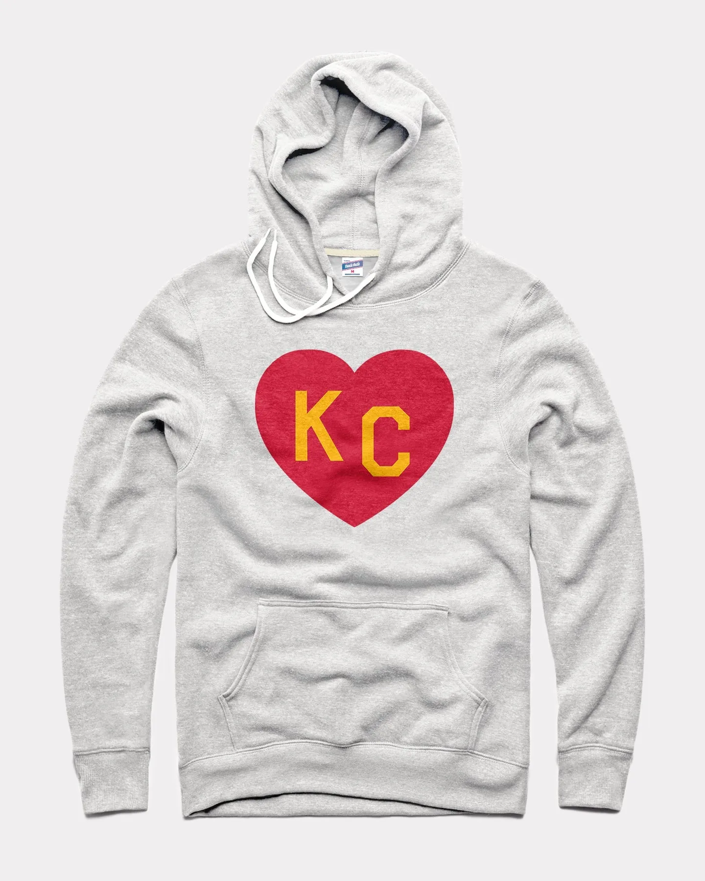 Ash & Red Arrowhead KC Heart Hoodie