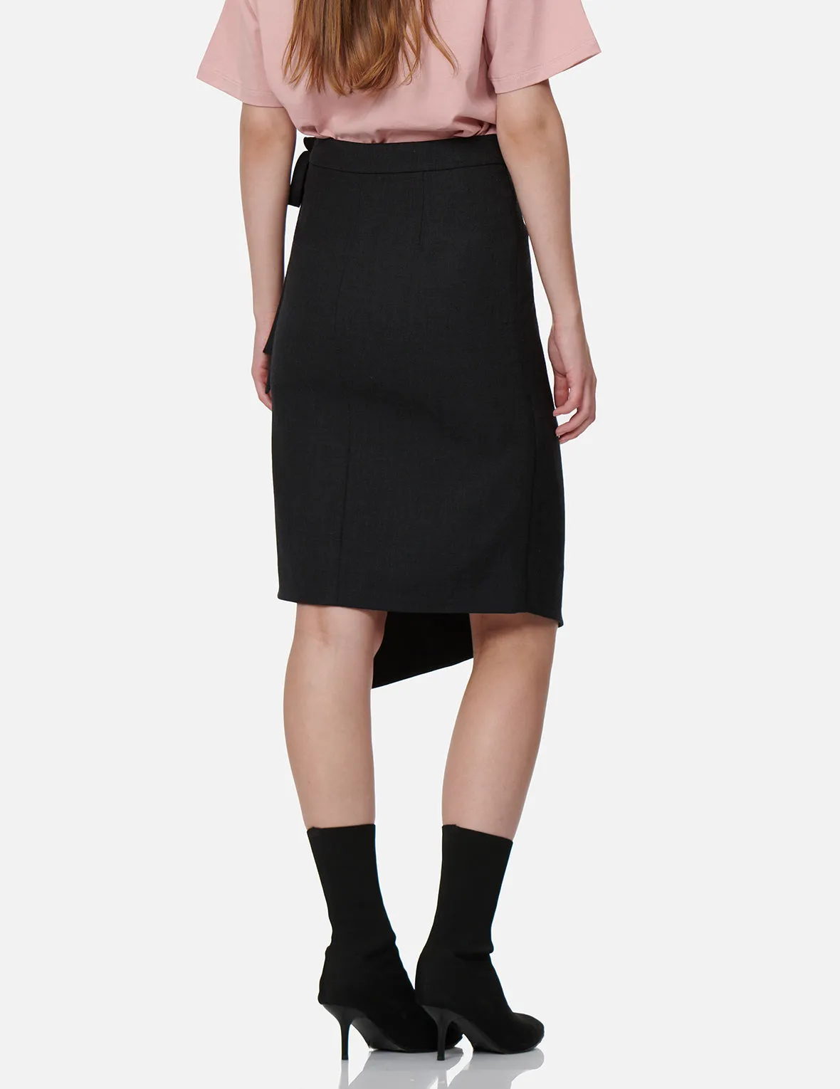 Asymmetric Wrap Skirt