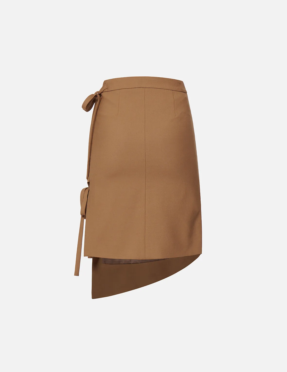 Asymmetric Wrap Skirt