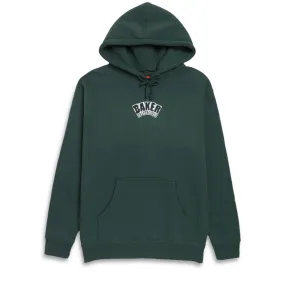 Baker Arch Logo Hoodie - Army Green