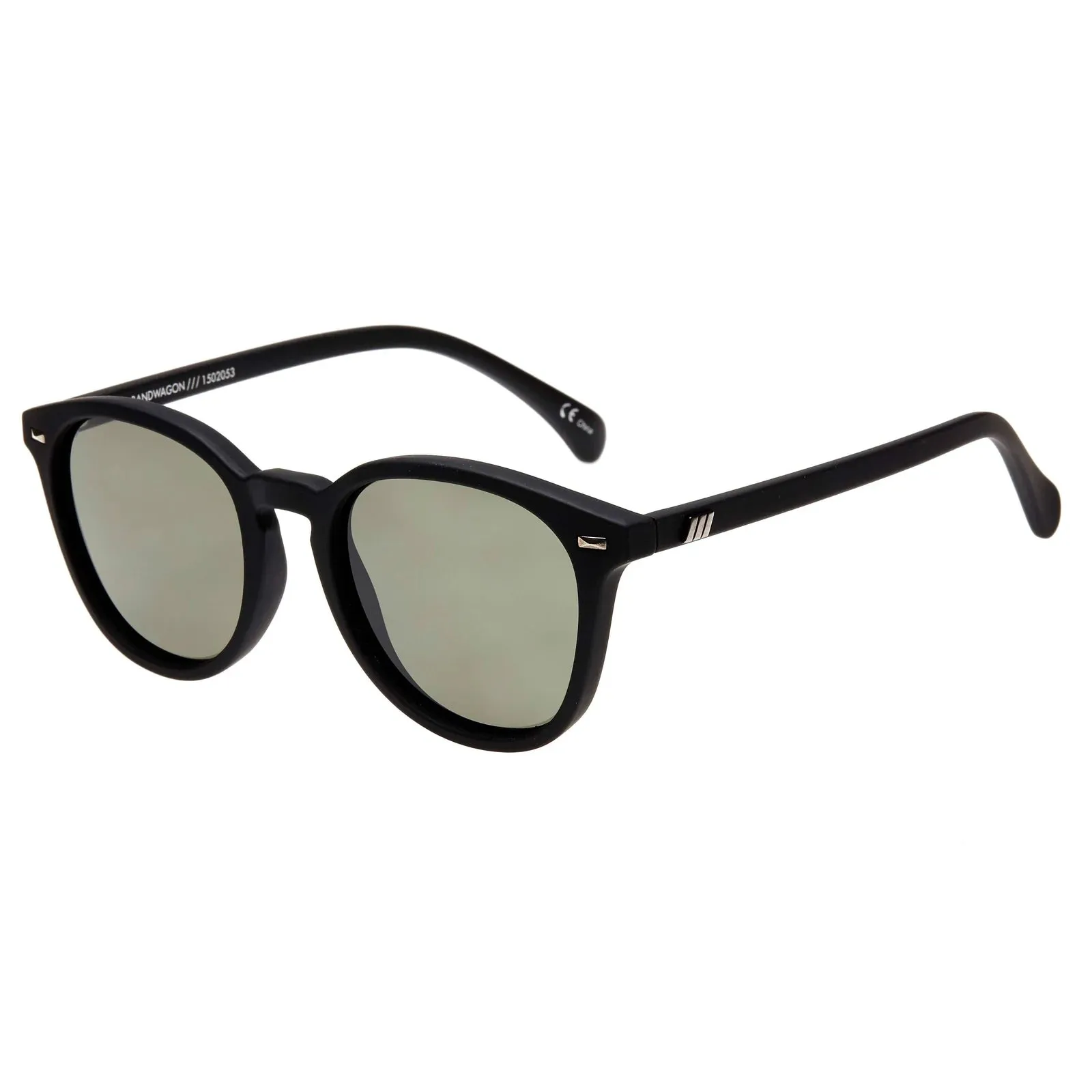 Bandwagon Sunglasses | Black Rubber