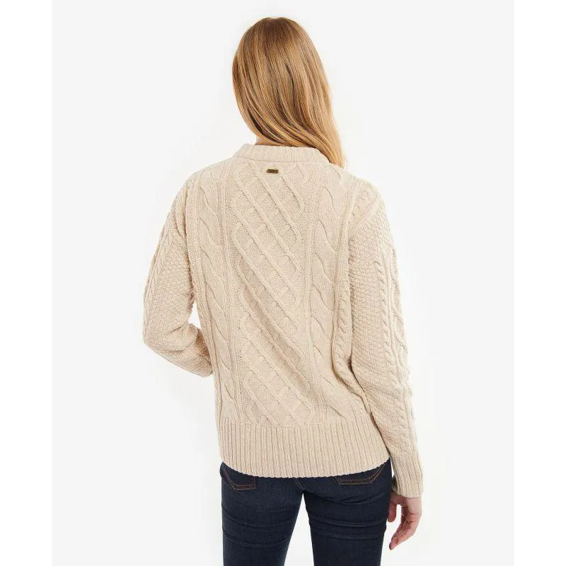 Barbour Daffodil Ladies Knit - Oatmeal