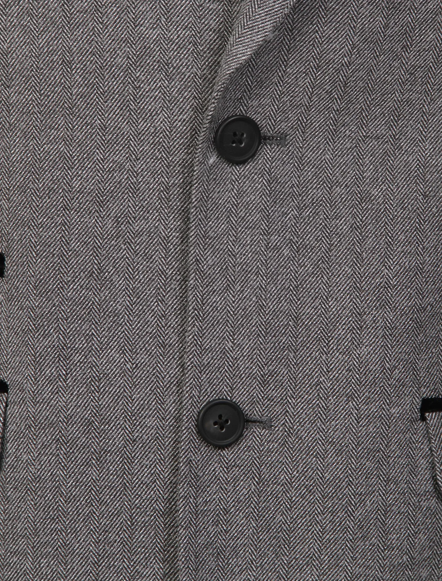 Bellucci Suit Blazer with Velvet Detail in Grey Herringbone - Tokyo Laundry