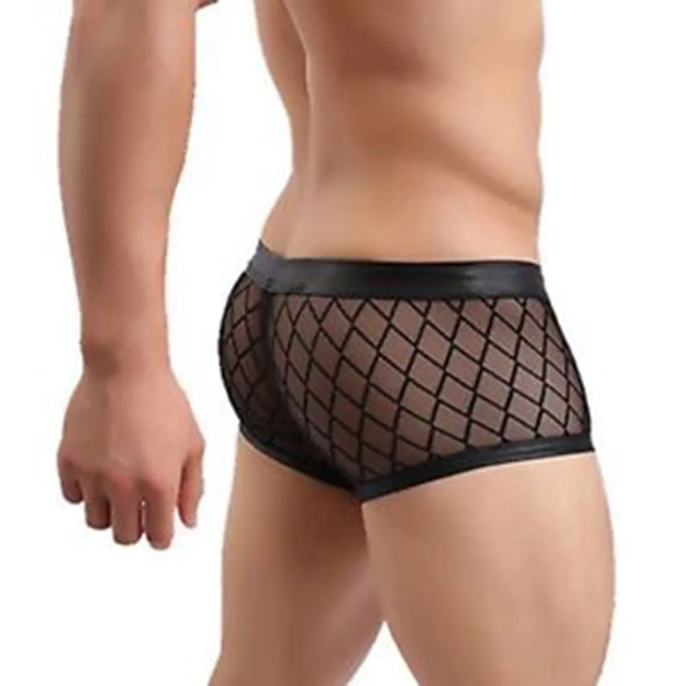 Big Net See-Through Style Men Boxer