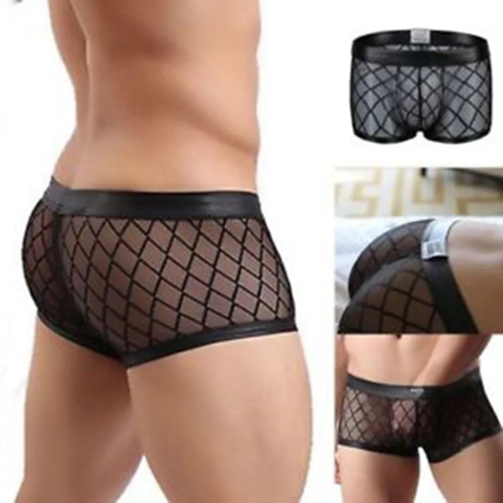 Big Net See-Through Style Men Boxer