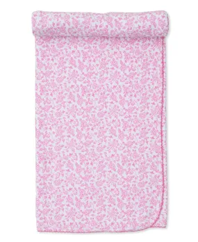 Blooming Vines Blanket - Pink