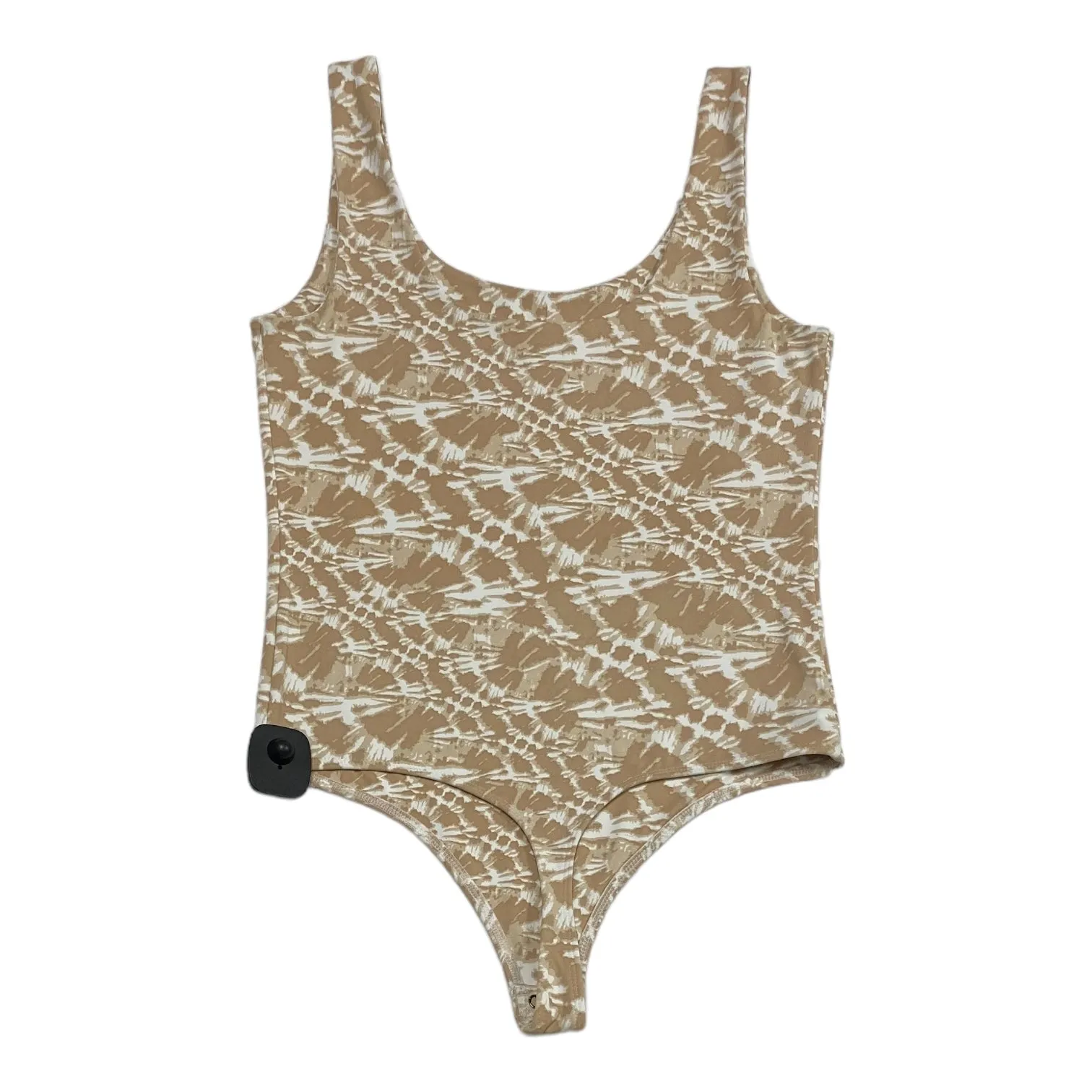 Bodysuit By Express In Beige, Size: M