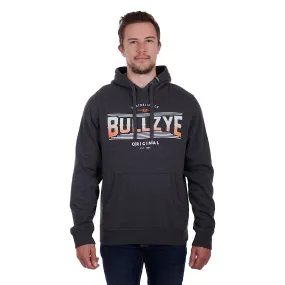 Bullzye Mens Lawson Pullover Hoodie Charcoal Marle