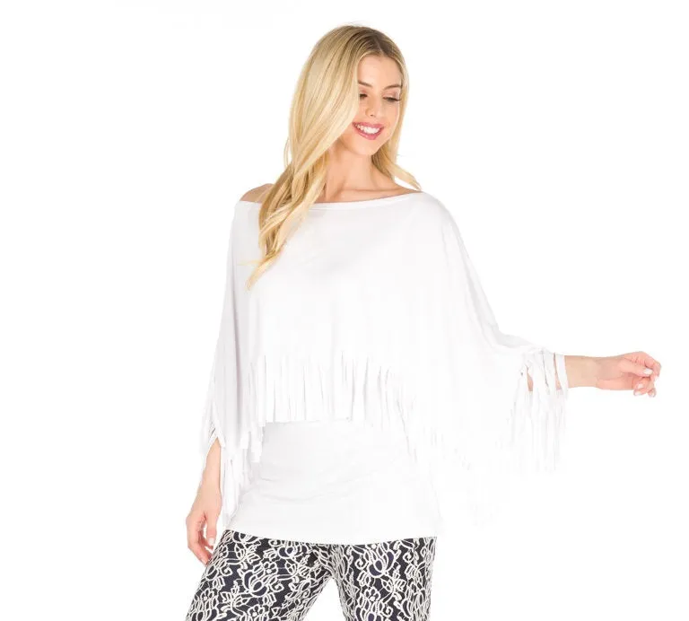 Caplet Fringe Tunic