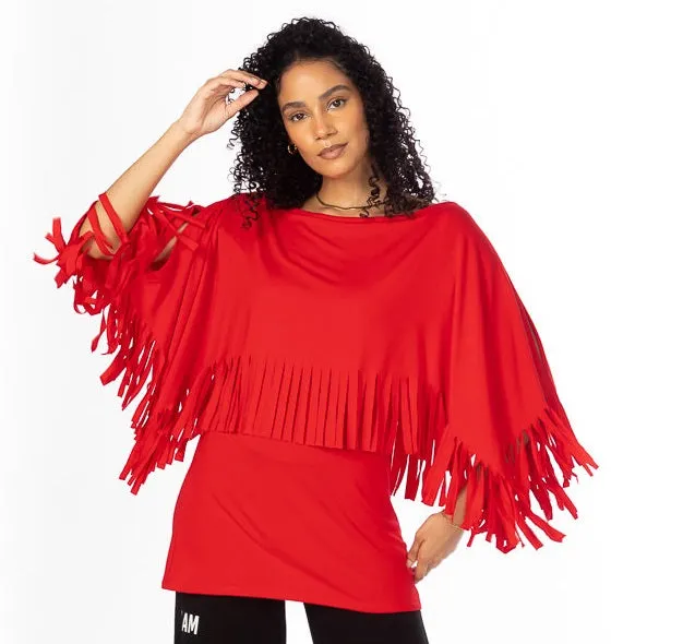 Caplet Fringe Tunic