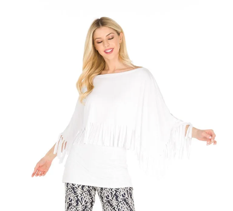 Caplet Fringe Tunic