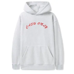 Cash Only - Felt Applique Logo Pullover Hood Ash