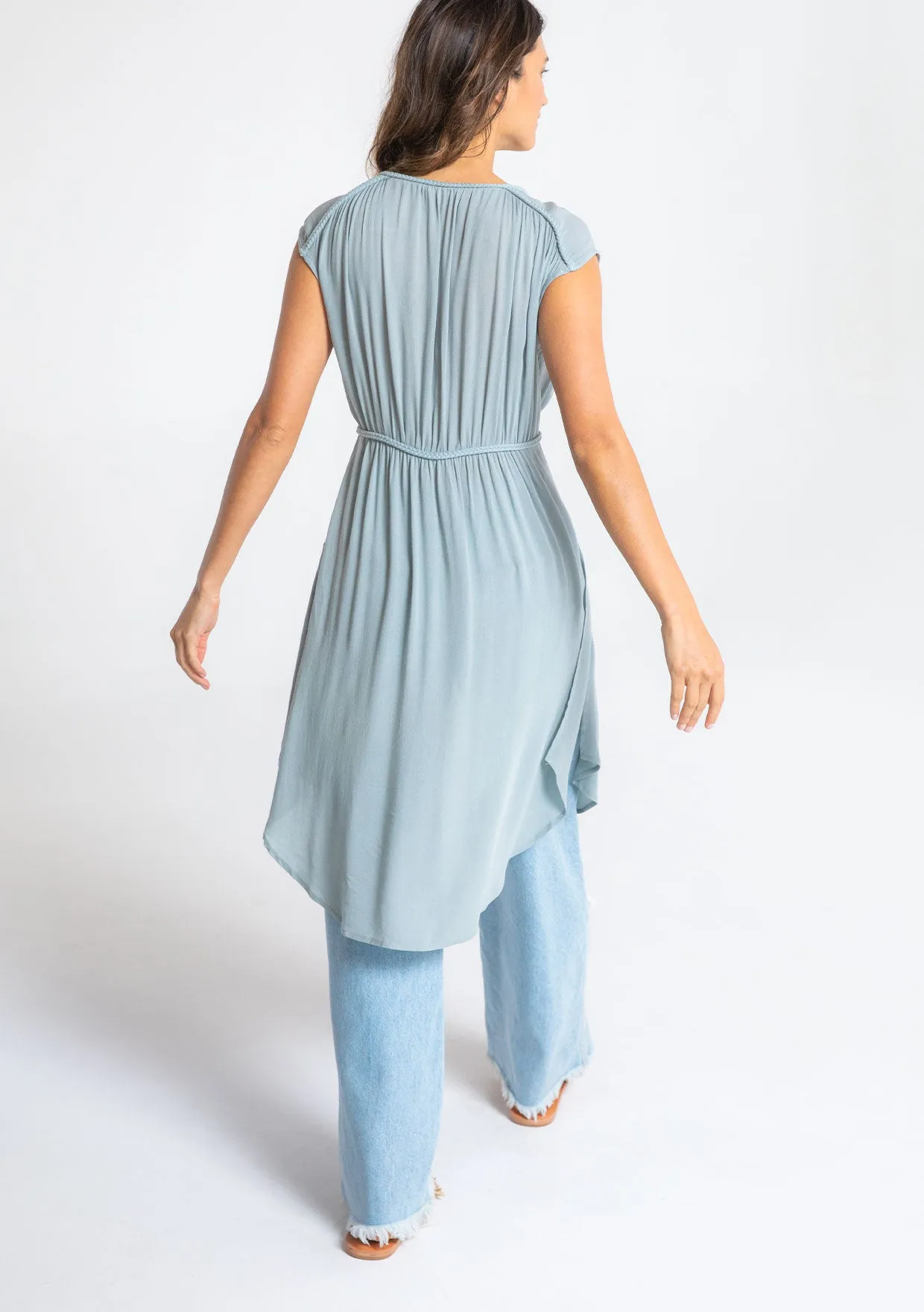 Cassia Braided Tunic Top