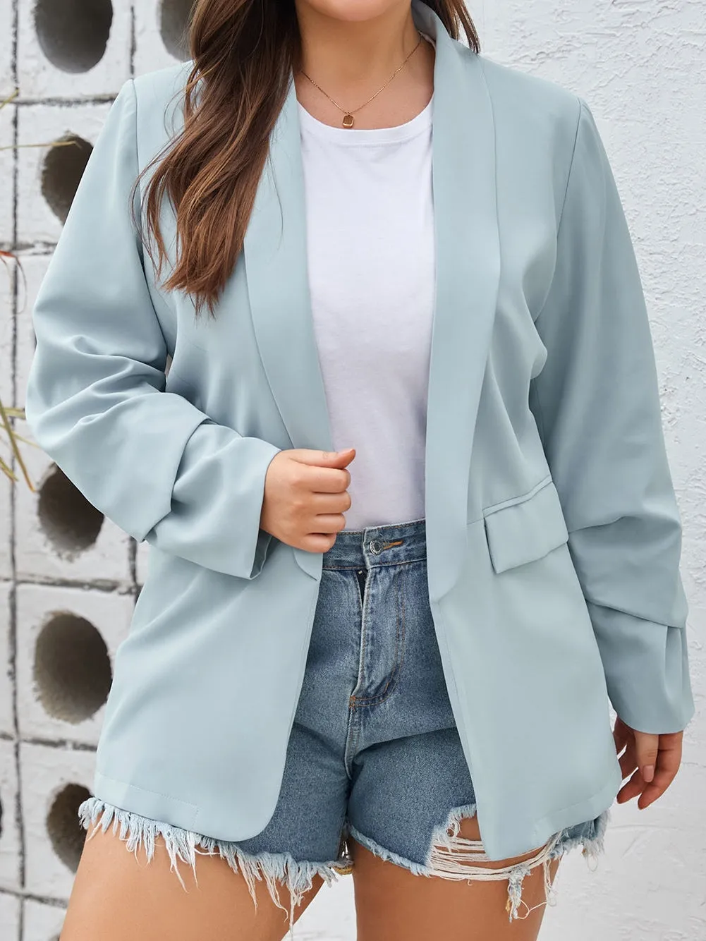 Casual Plus Size Blazer