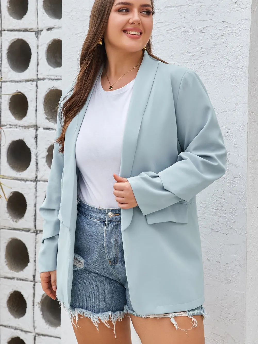 Casual Plus Size Blazer