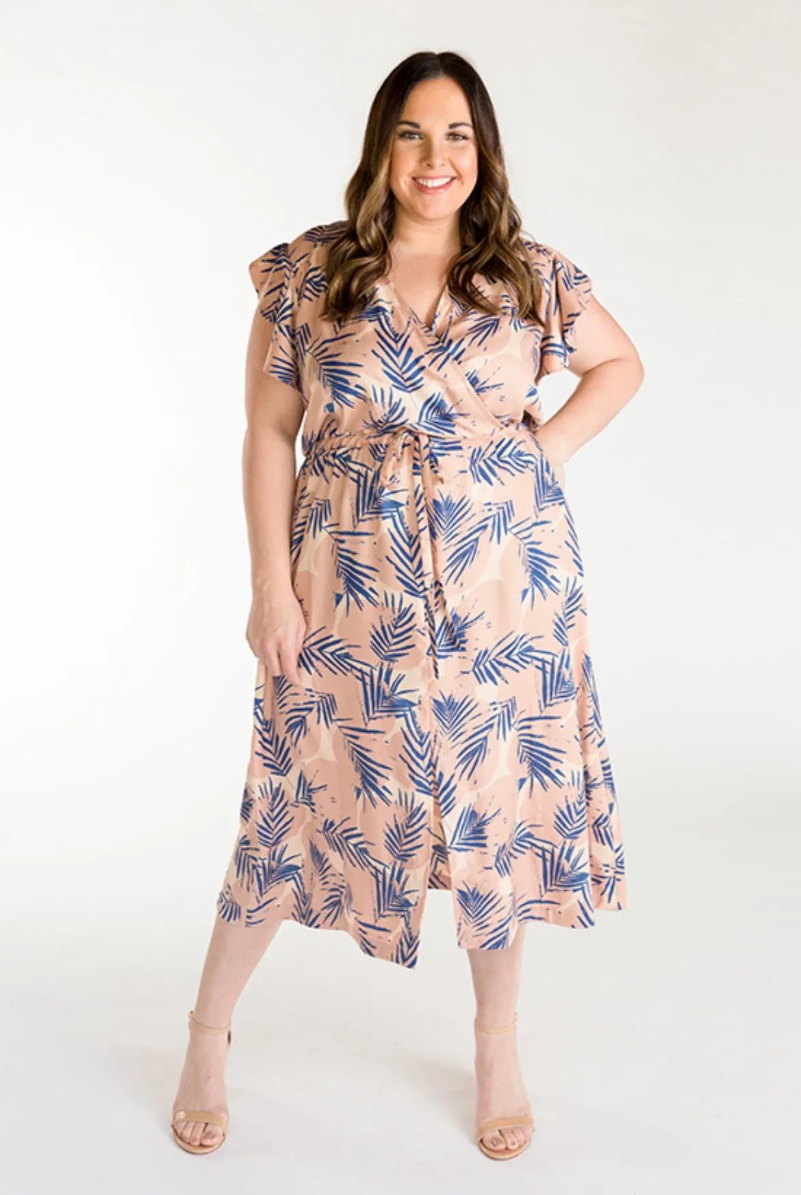 Chalk and Notch - Orchid Midi Dress Sewing Pattern