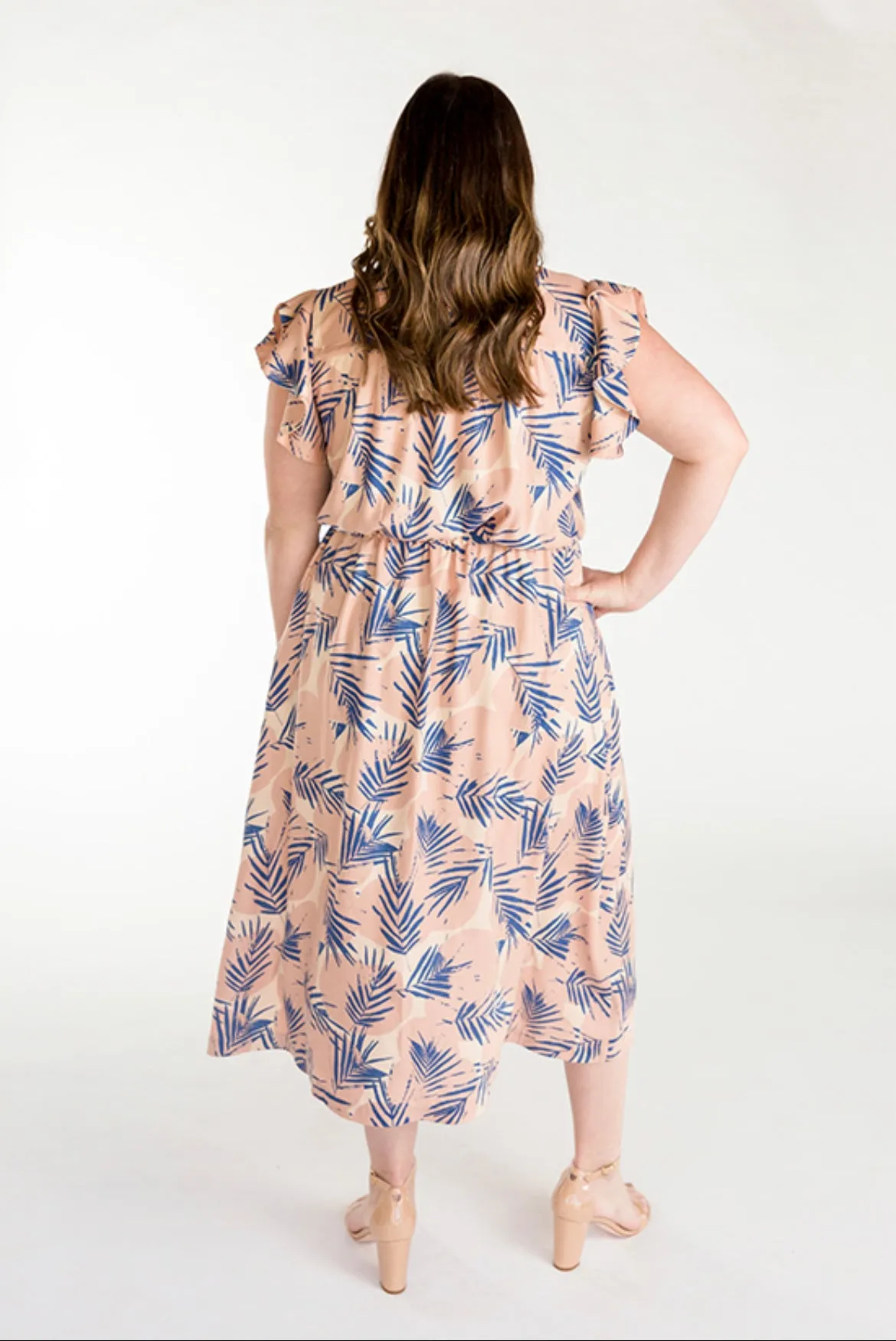 Chalk and Notch - Orchid Midi Dress Sewing Pattern