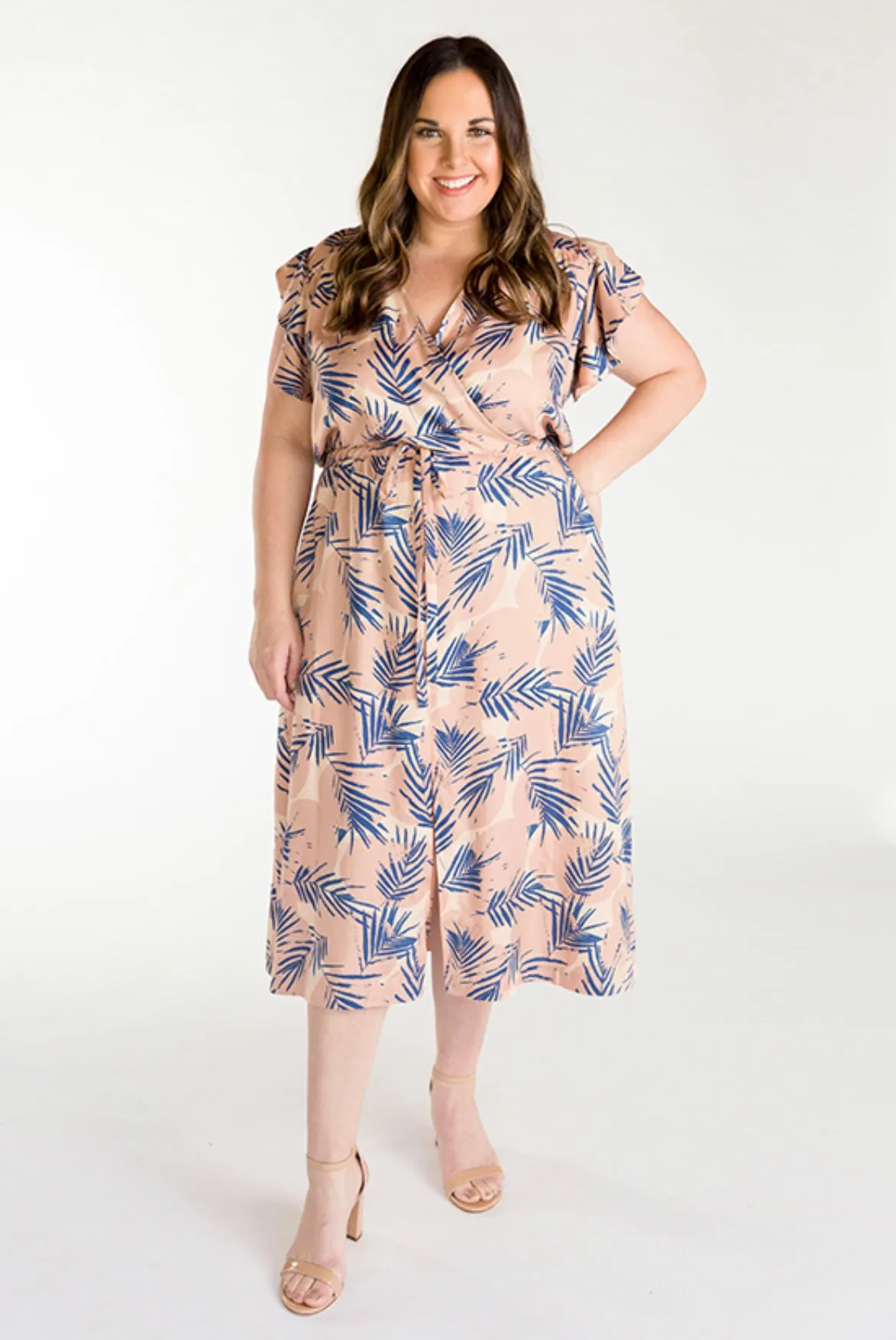 Chalk and Notch - Orchid Midi Dress Sewing Pattern