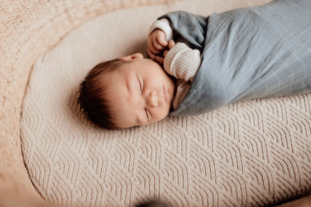 Chambray Swaddle Wrap