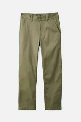 Choice Chino Slim Pant - Olive Surplus