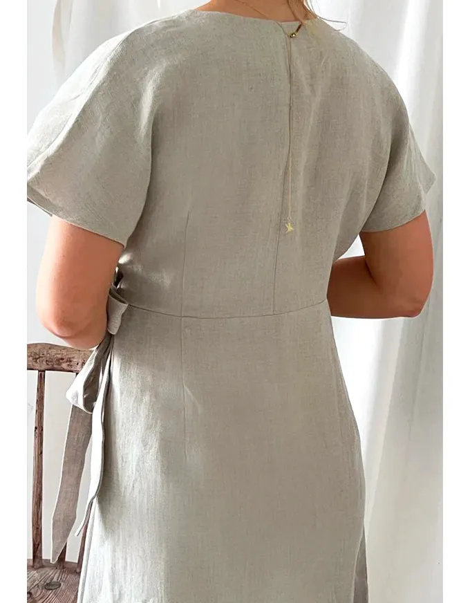 Claire Linen Dress Natural