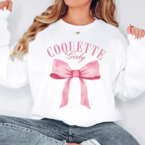 Coquette Girly Wholesale Crew Sweatshirt