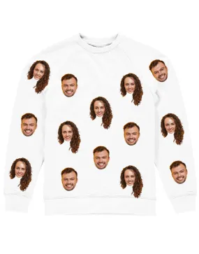 Couples Face Sweatshirt