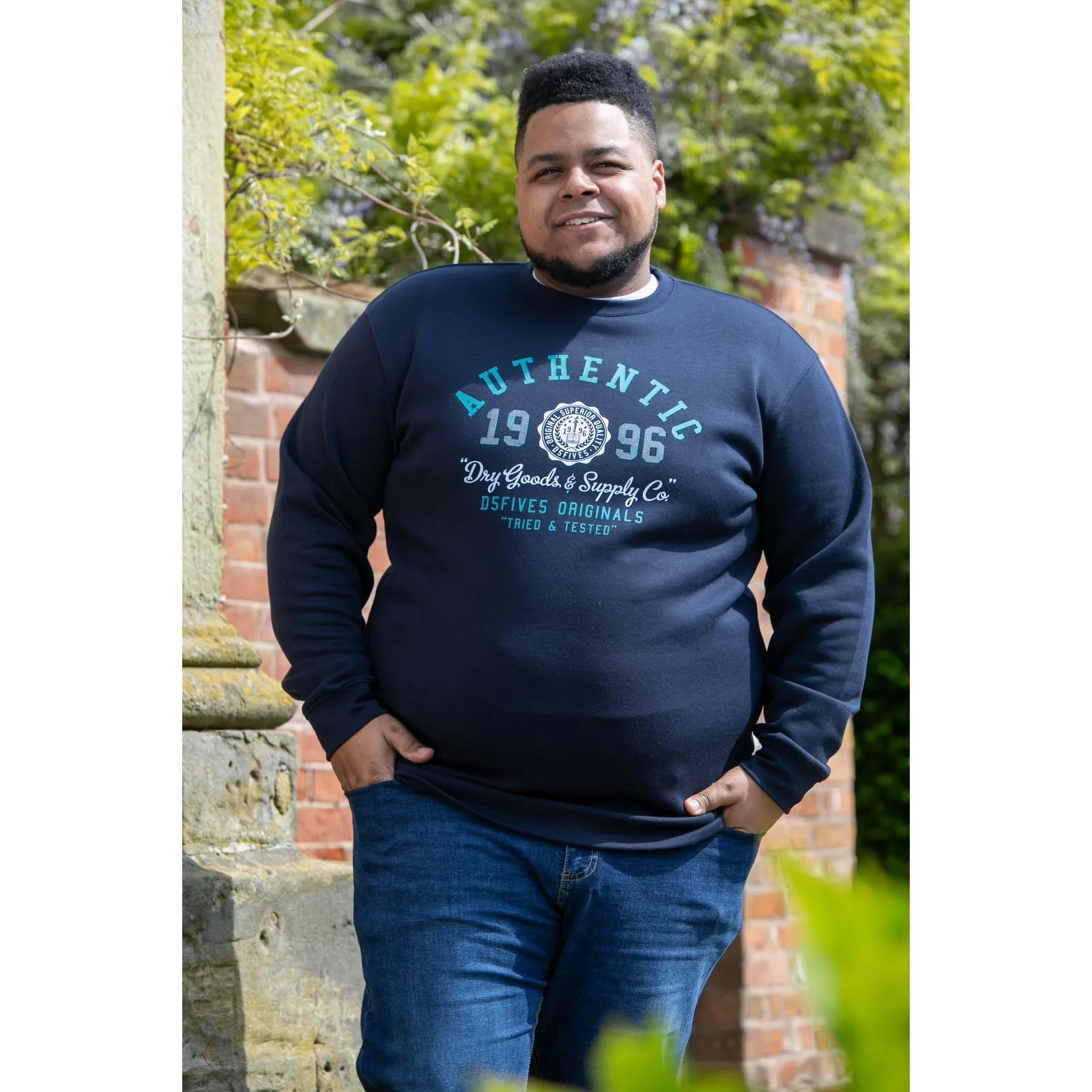 D555 Mens Keyworth Big & Tall Sweatshirt