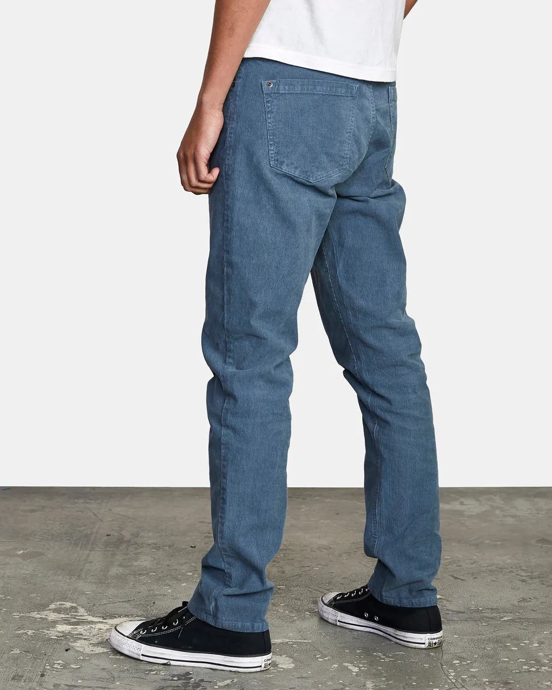 Daggers Pigment Slim Fit Corduroy Pants - Slate