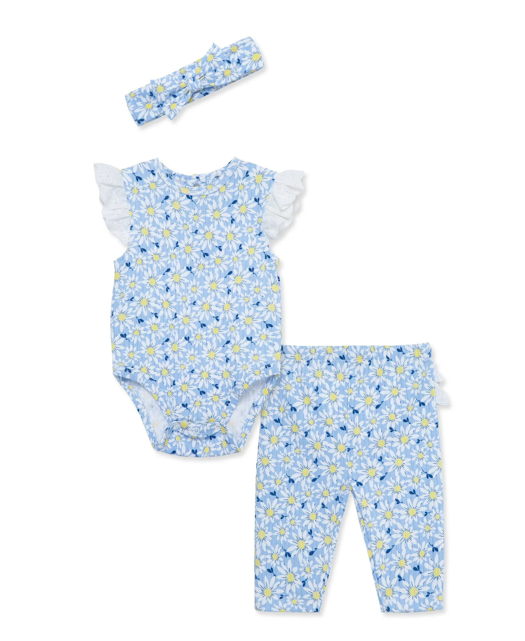 Daisy Eyelet Bodysuit & Pant Set