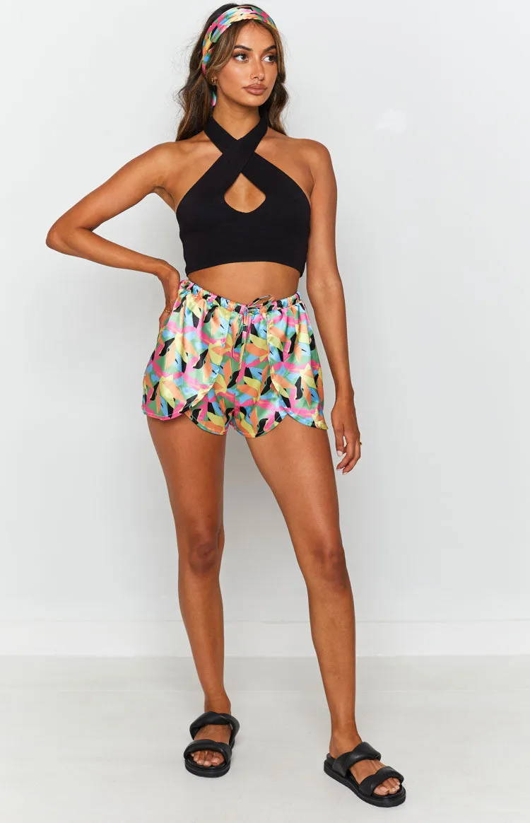 Danna Wrap Shorts Tropical