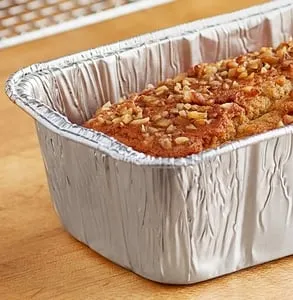 Disposable Aluminum 2lb Rectangular Loaf Pans: Ideal for Baking