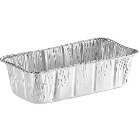 Disposable Aluminum 2lb Rectangular Loaf Pans: Ideal for Baking