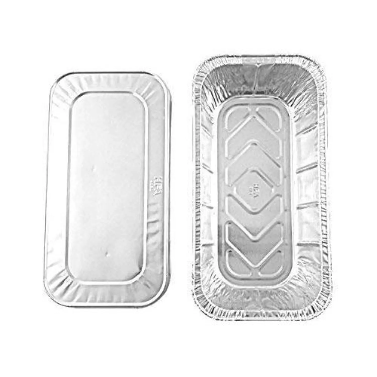 Disposable ALUMINUM LID FOR 5 LB LOAF BAKING PAN 12.5" X 6.5"