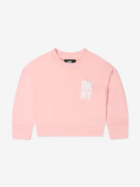 DKNY Girls Logo Print Sweatshirt