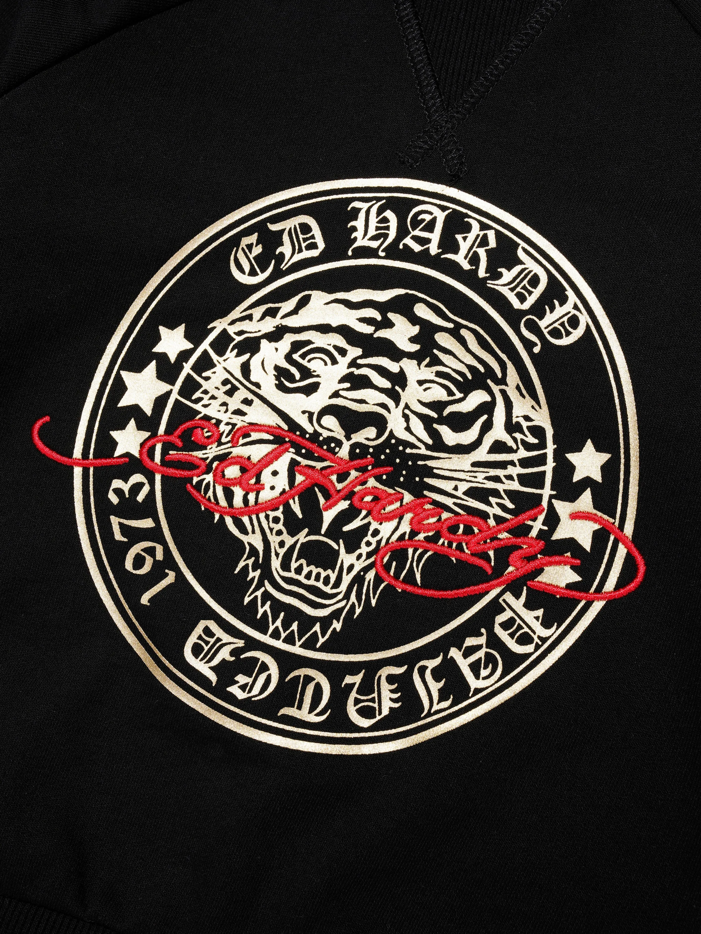 ED Hardy Boys Gold Label Sweatshirt in Black