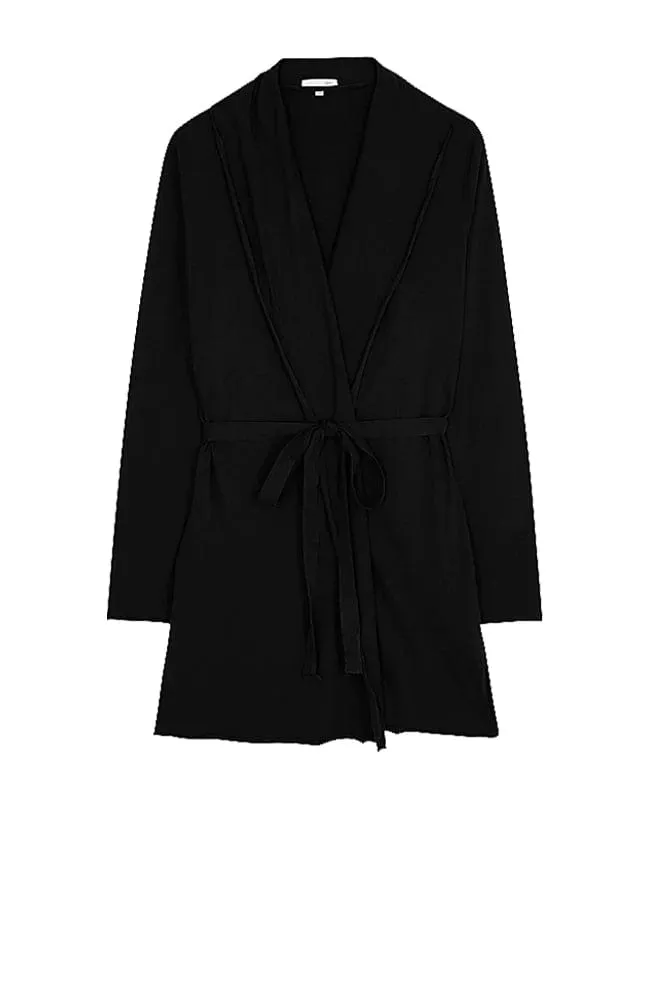 Essentials Pima Jersey Wrap Robe