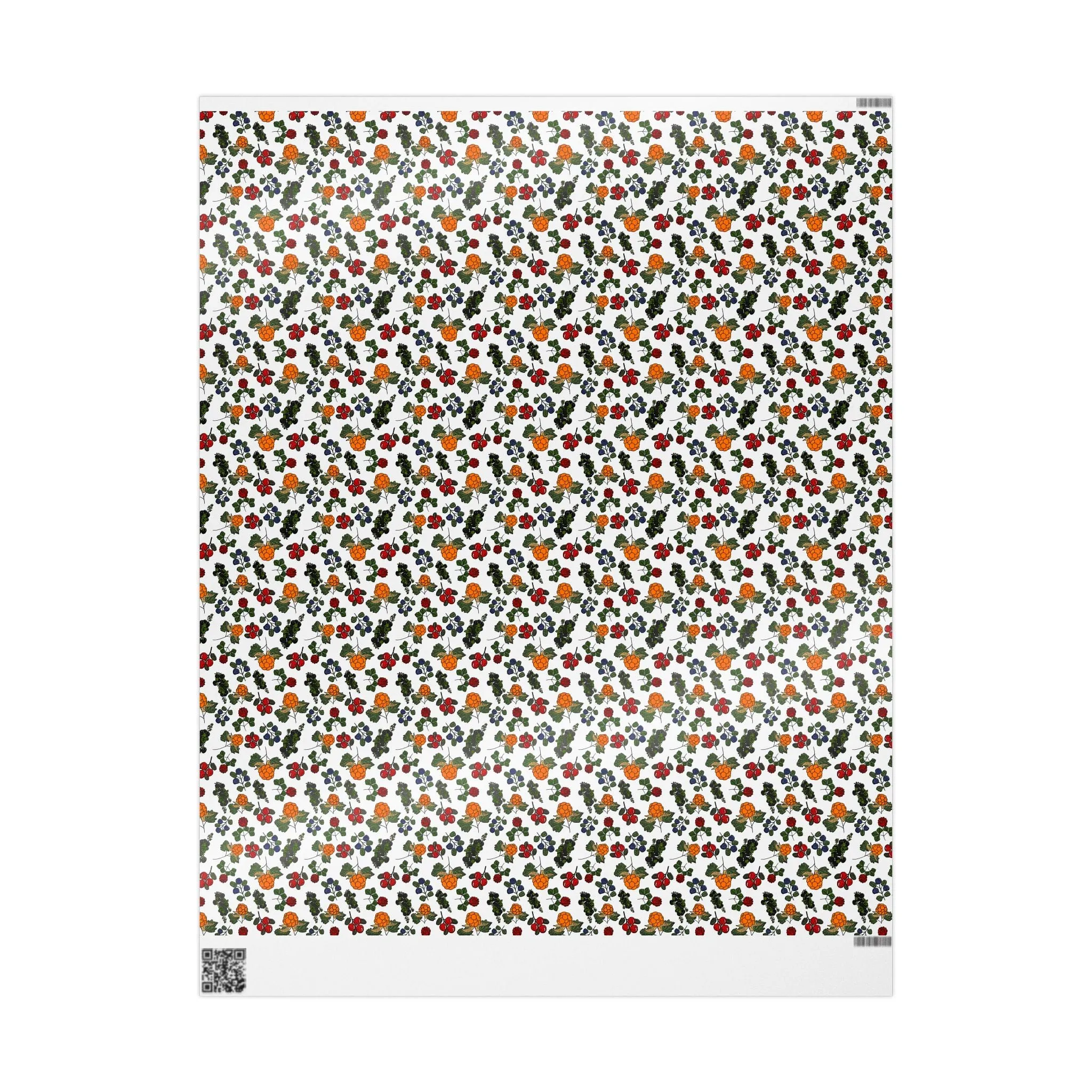 Festive Floral Wrapping Paper - Holiday Gift Wrap for Special Occasions