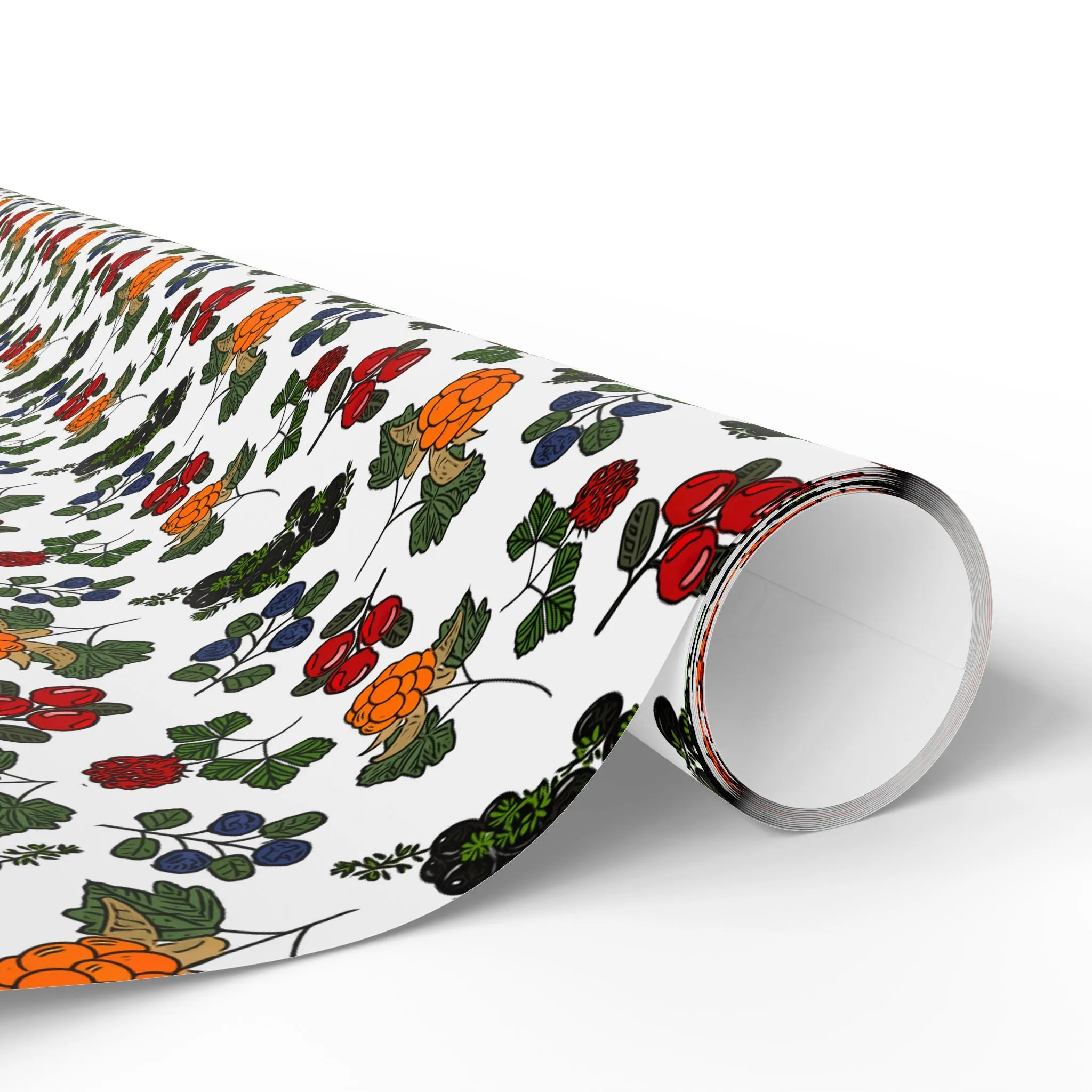 Festive Floral Wrapping Paper - Holiday Gift Wrap for Special Occasions